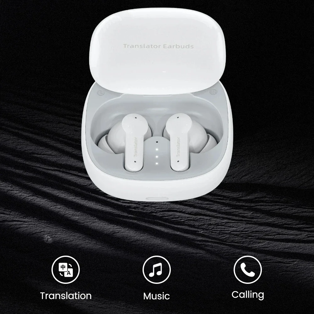 Portable Translator Device - M3 Smart Voice Earbuds Translator 144