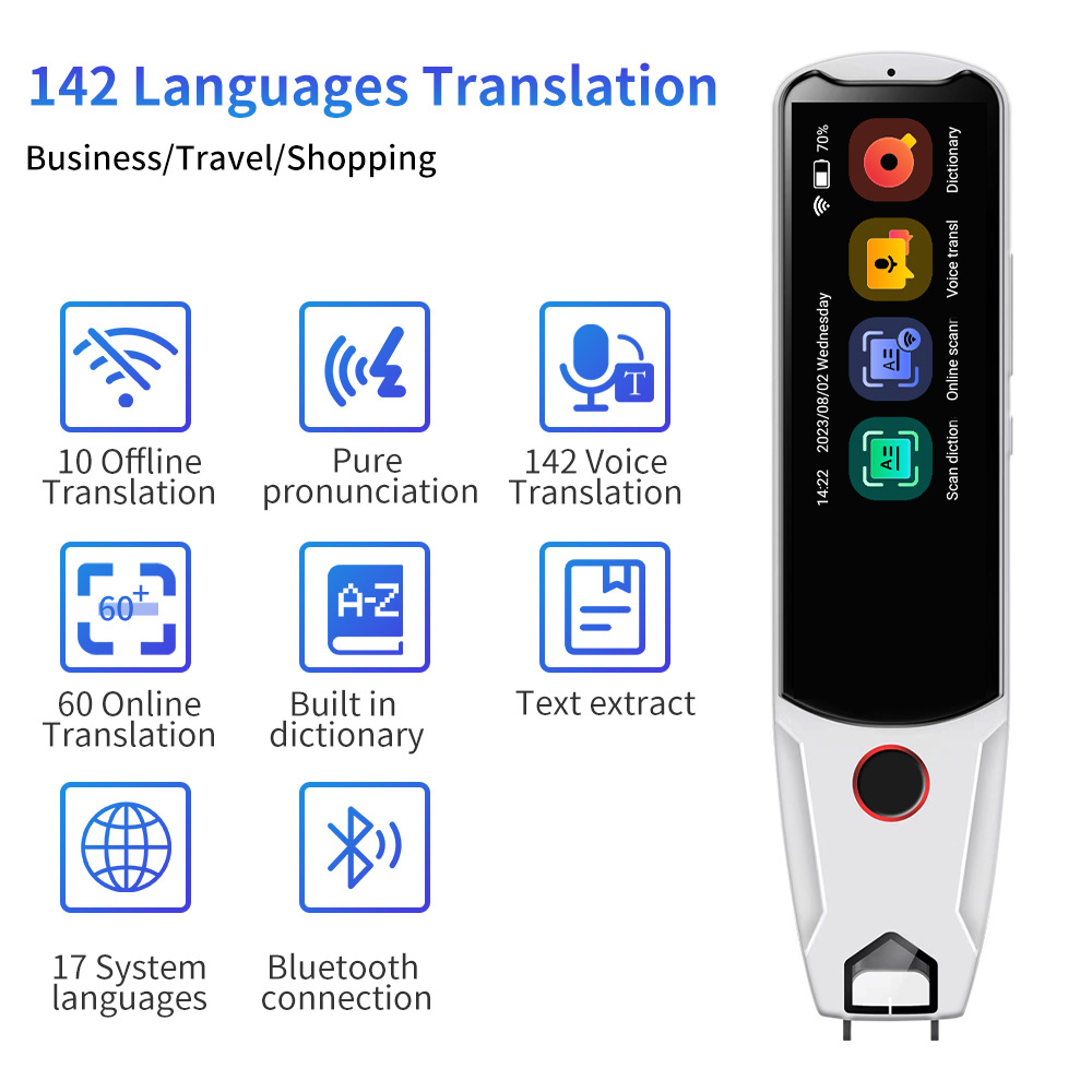 Portable Translator Device - MD032 Translation Pen 134 Online voice