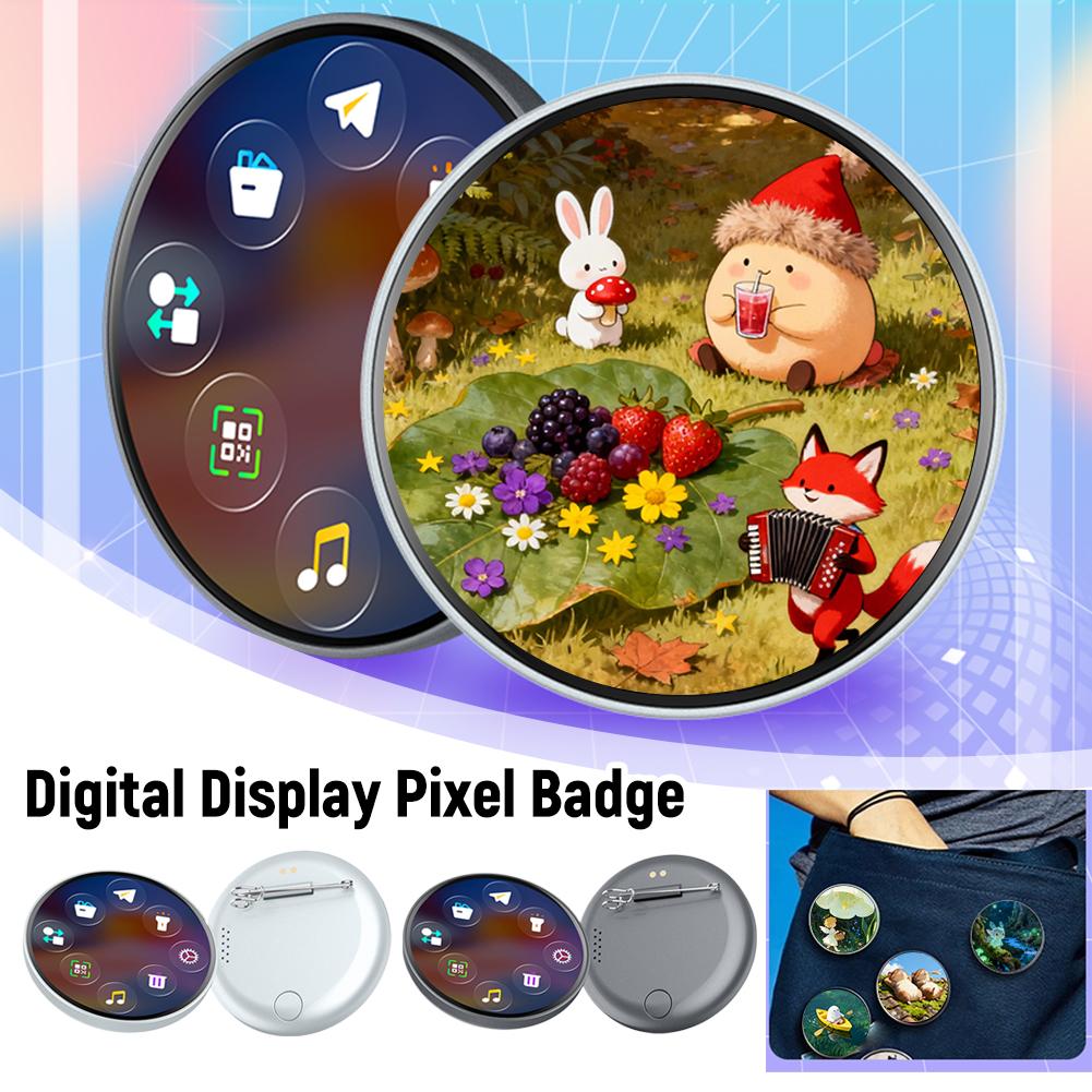 Electronics Gadgets To Gift - Smart Digital Badge Dynamic Electronic Touch