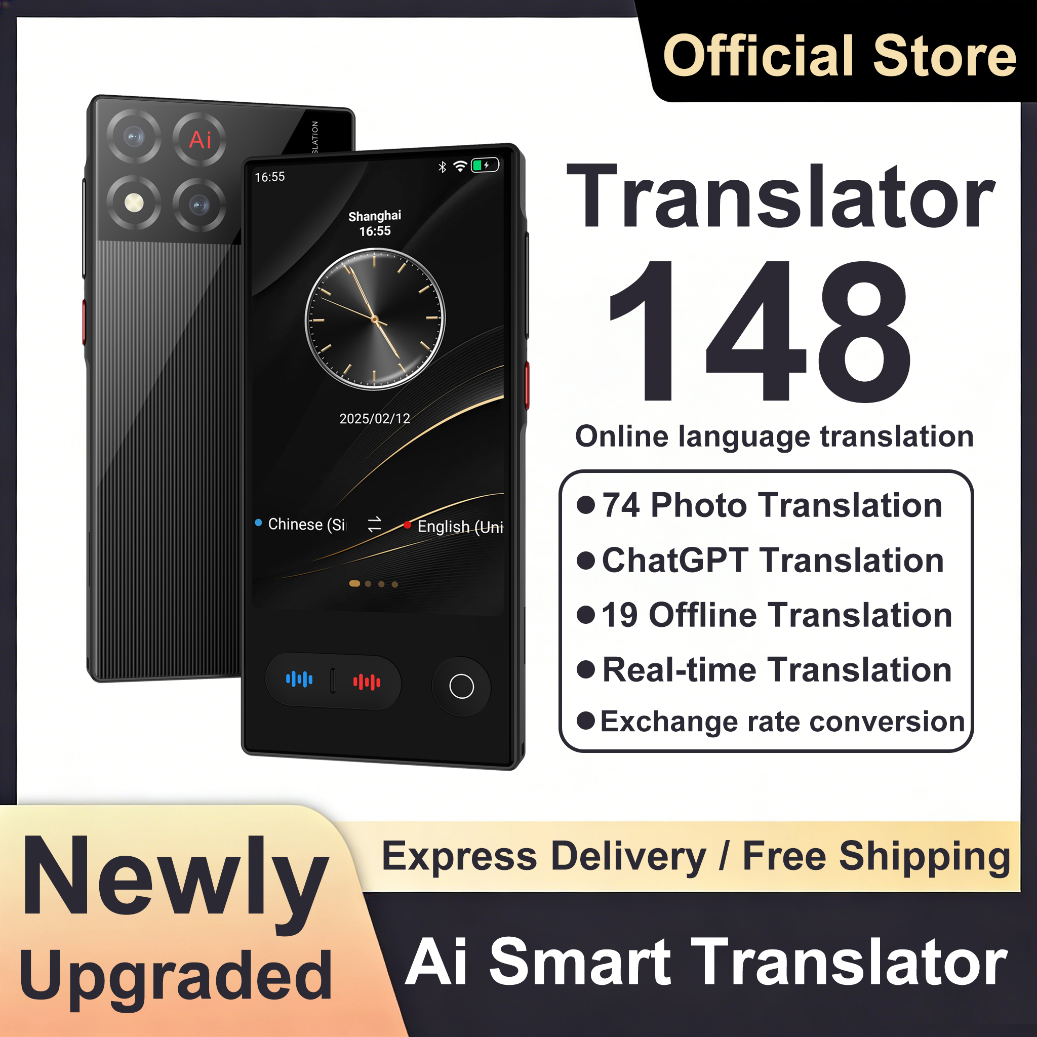 Language Translator Device 148 - Portable Translator Device recensione e prezzo