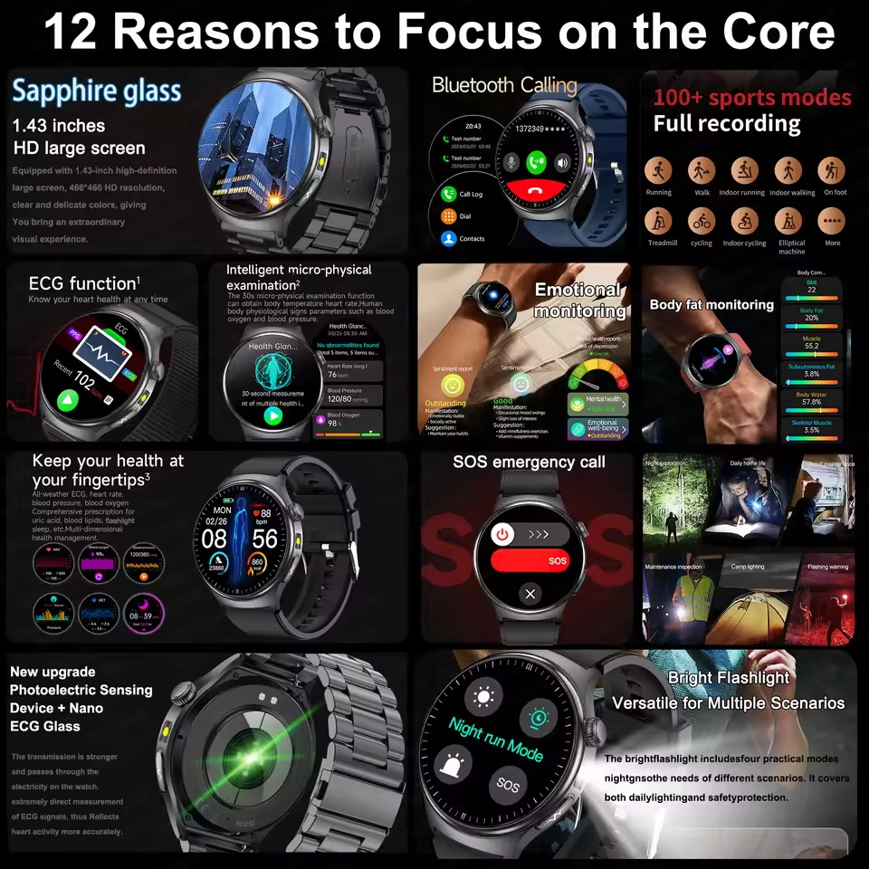 New Accurate ECG Smart Watch B - Laser Distance Measure recensione e prezzo