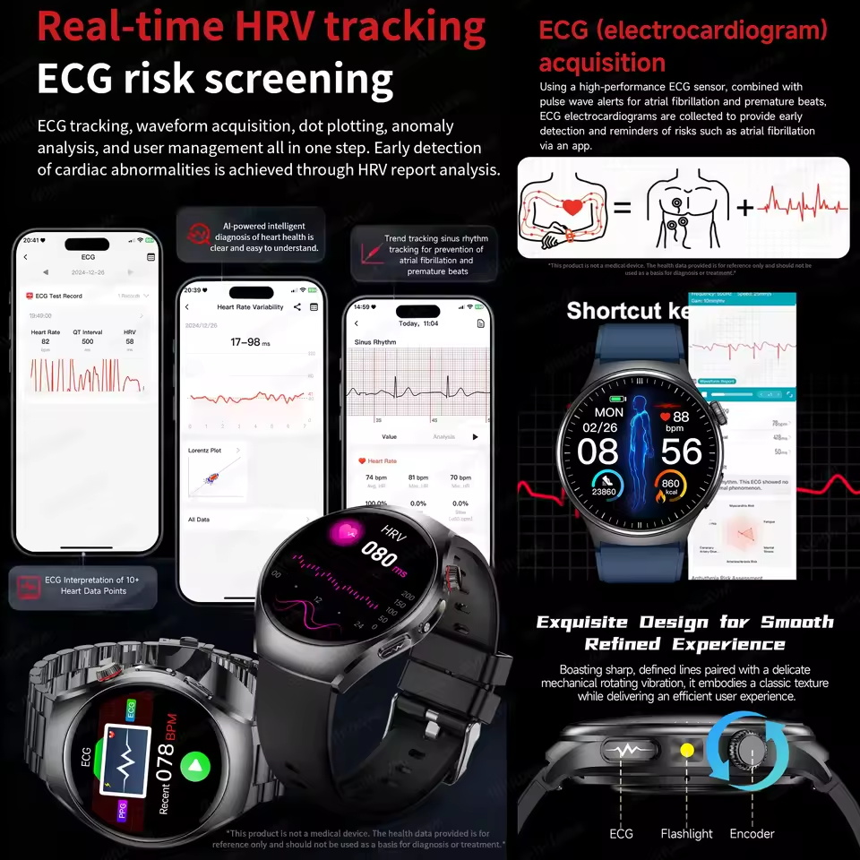 New Accurate ECG Smart Watch B - Laser Distance Measure recensione e prezzo