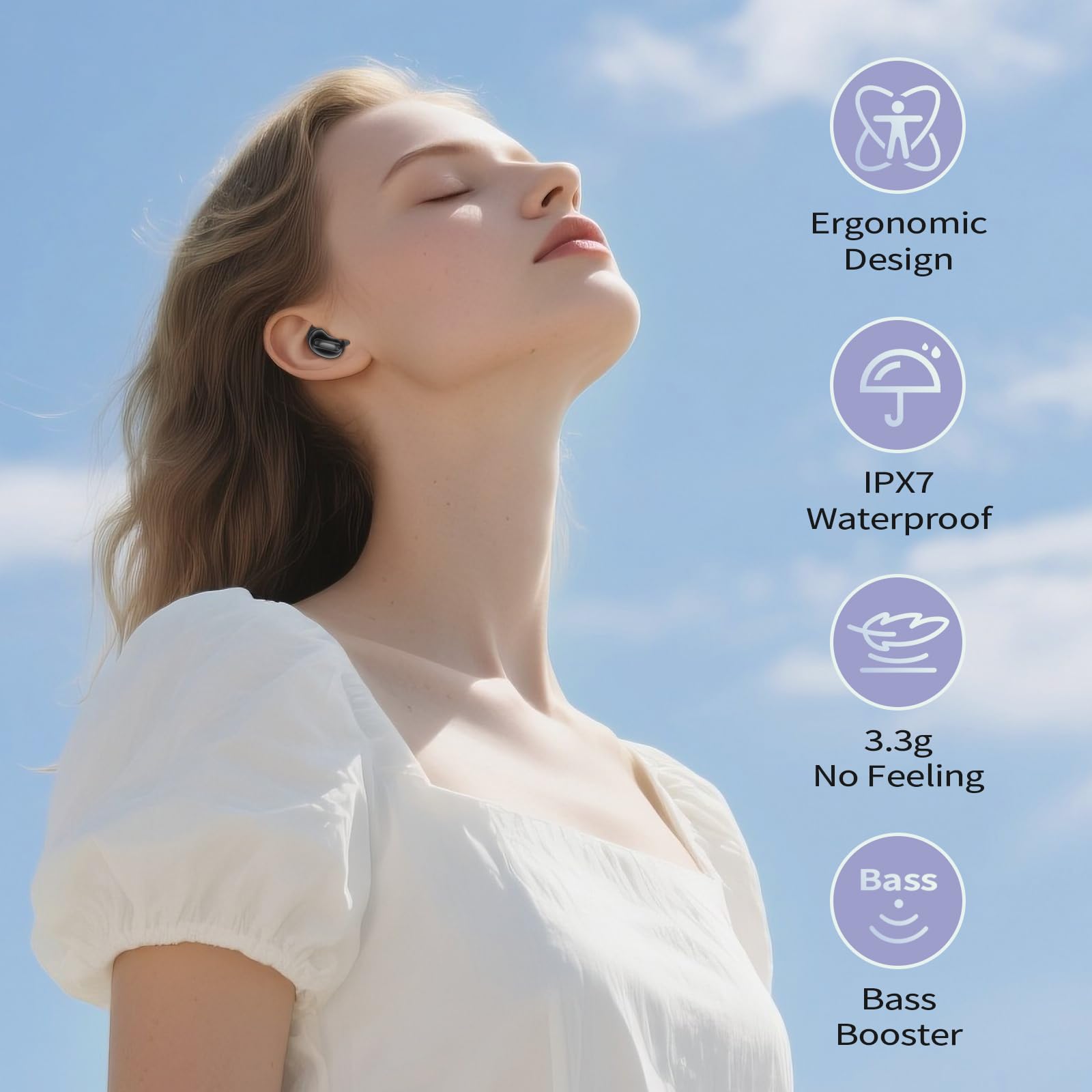D20 Mini Sleep Earbuds for Sid - Earbuds Anc Wireless recensione e prezzo