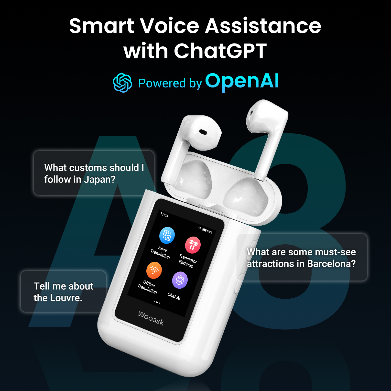 Wooask A8 ChatGPT Translator E - Portable Translator Device recensione e prezzo
