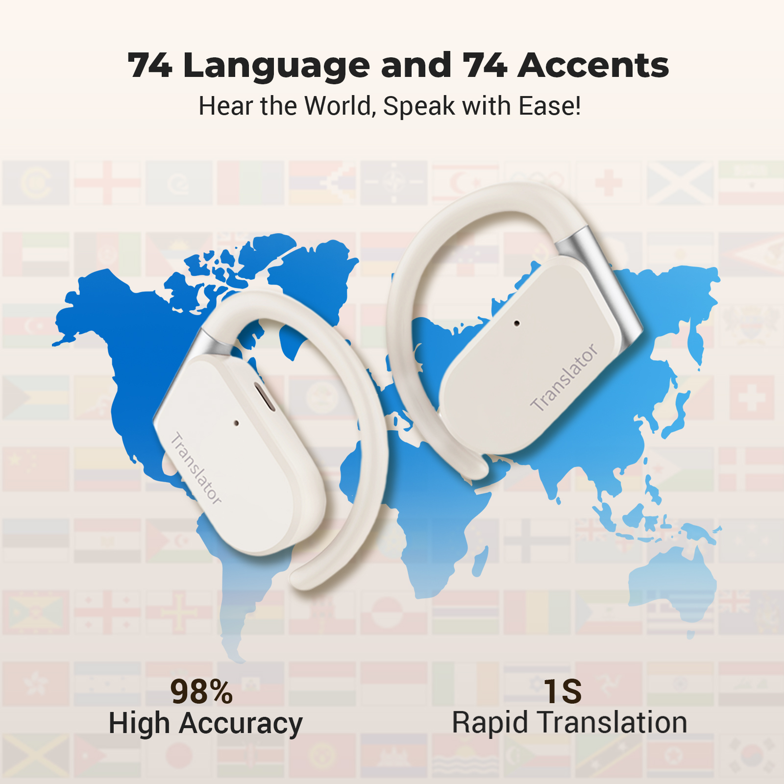 Wooask M9 Translator Earbuds,O - Portable Translator Device recensione e prezzo