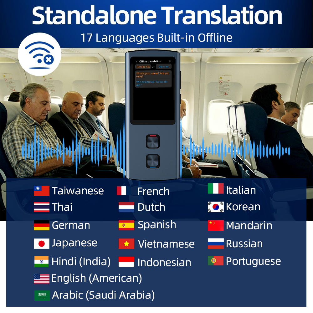 T26 T17 Metal Translator 17 La - Portable Translator Device recensione e prezzo