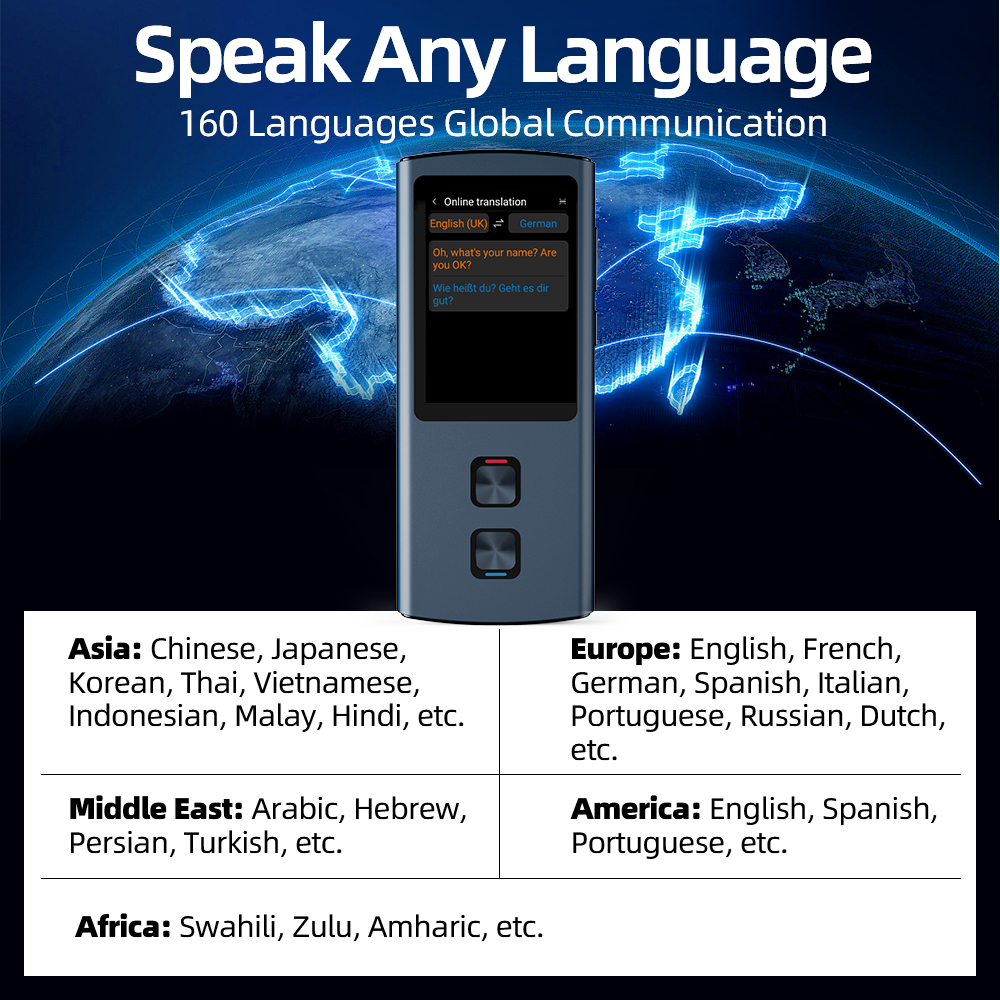 T26 T17 Metal Translator 17 La - Portable Translator Device recensione e prezzo