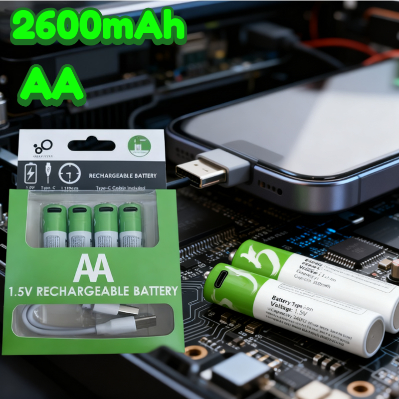 1.5V AA 2600mWh USB Rechargeab - Modern Electronics Gadgets recensione e prezzo