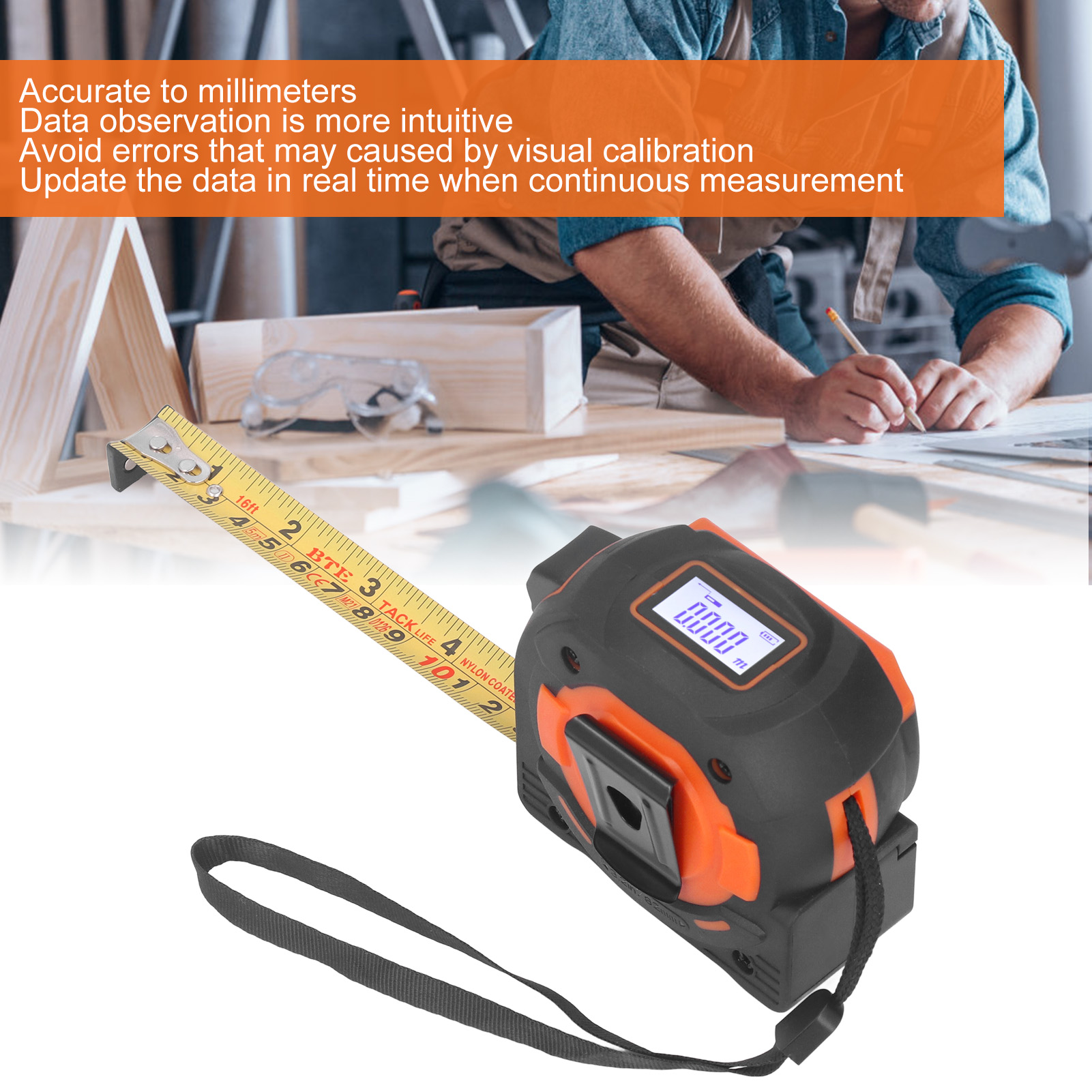 Laser Distance Tape Measure La - Laser Distance Measure recensione e prezzo