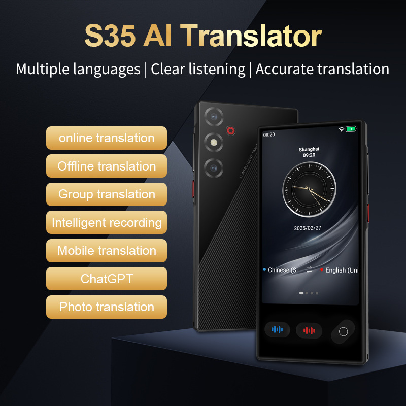 2025 S35 Instant Voice Transla - Portable Translator Device recensione e prezzo