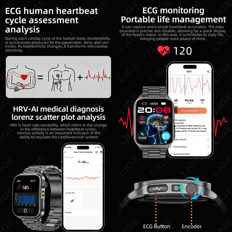2026 Men's AMOLED Smart Watch  - Laser Distance Measure recensione e prezzo
