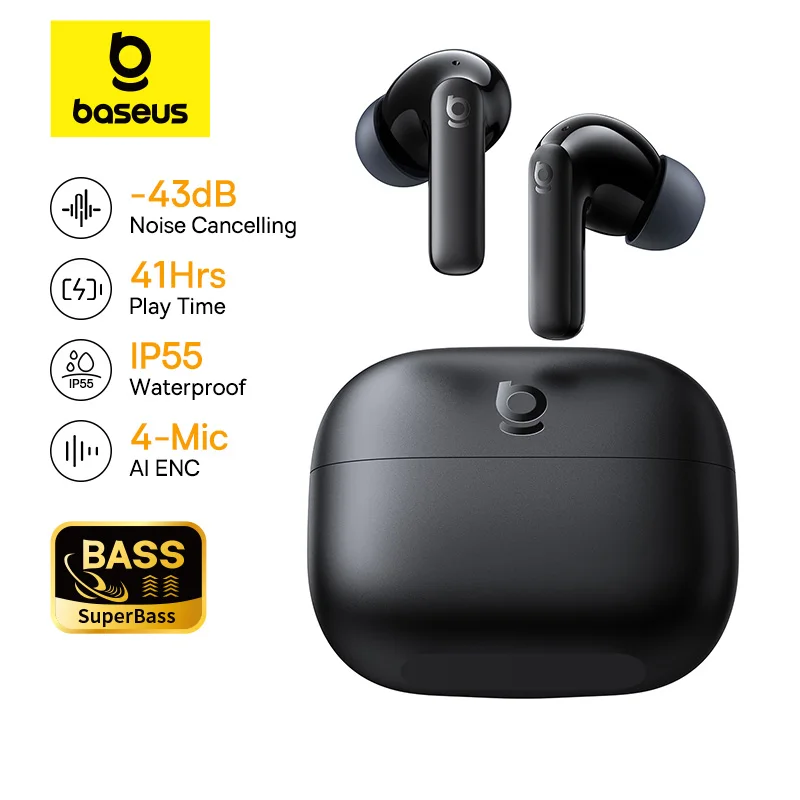 Baseus Bass EP10/BP1 NC -43dB  - Earbuds Anc Wireless recensione e prezzo
