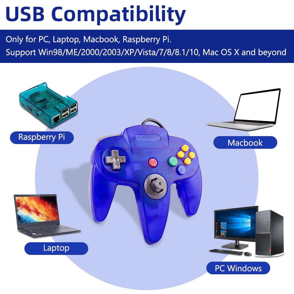 N64 Controller Classic USB Wir - Retro Game Controller Usb recensione e prezzo