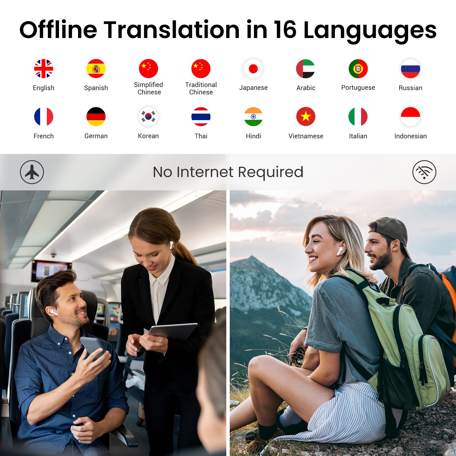 Wooask A8 Translator Earbuds,I - Portable Translator Device recensione e prezzo