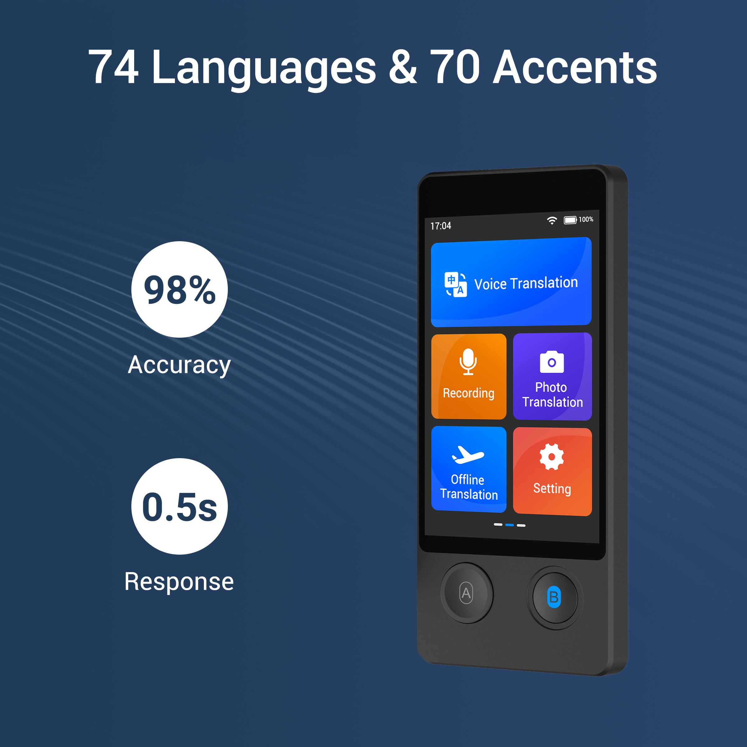 Wooask W12 Language Translator - Portable Translator Device recensione e prezzo